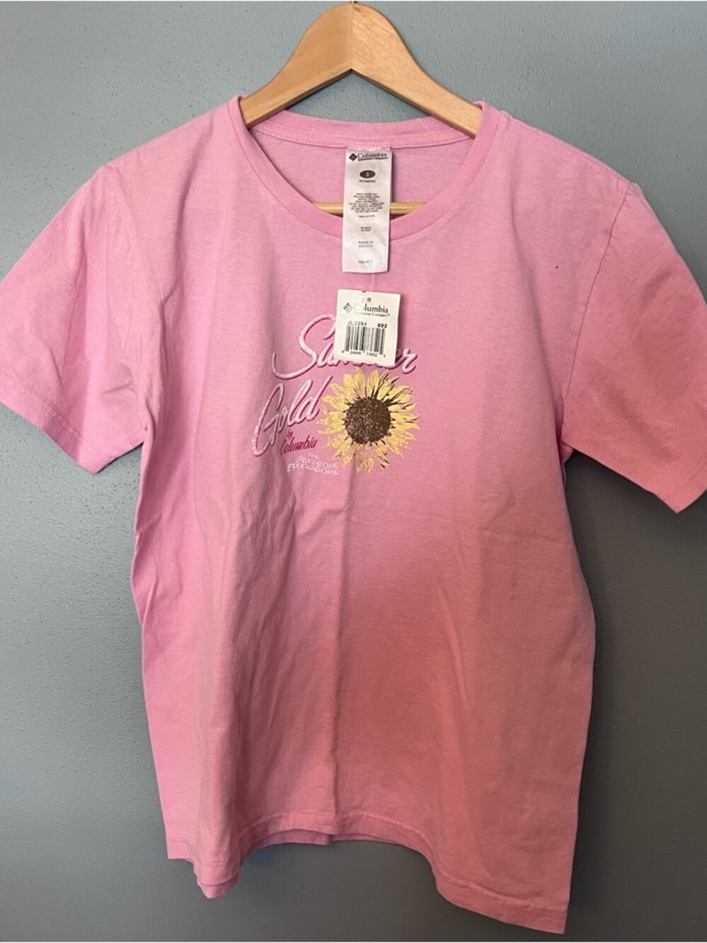 NWT Columbia Sunflower Graphic Tee